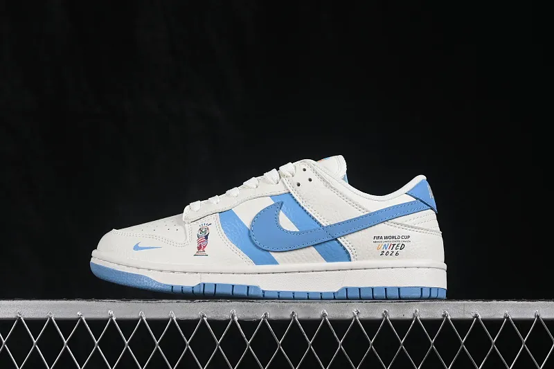 All categories Nk SB Dunk Series Nk SB Dunk Low High-end customized low-top sneakers Nike SB Dunk Low World Cup theme high-end customized low-top casual sneakers NH0601-496